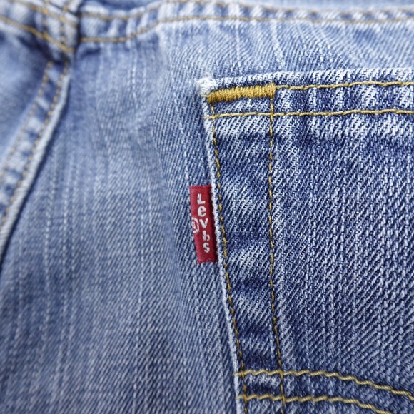 Levis Jeans Mens 36X30 Dark Blue Denim Pants 569 Loose Straight Baggy Skate Fade - Picture 14 of 16